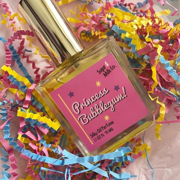Sugar Milk Co. PRINCESS BUBBLEGUM Full Size PerfumeOil SprayMist GOURMAND Gum - Picture 3 of 4
